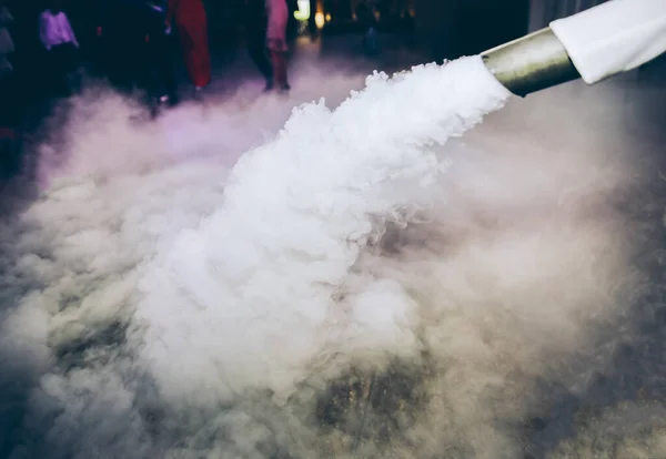 Efeito Fumaça Baixa Recepção Casamento Entretenimento Festa — Fotografia de Stock