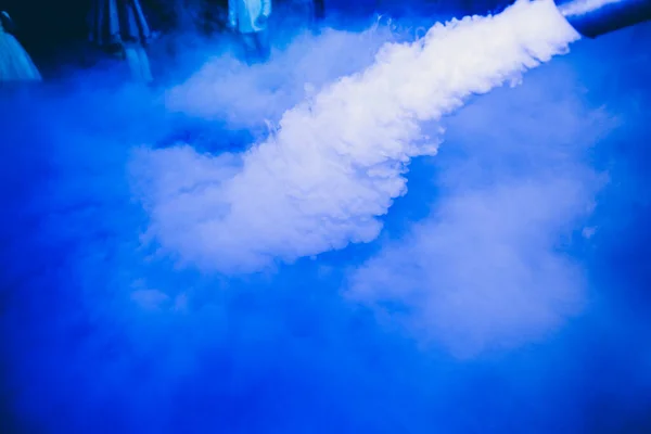 Efeito Fumaça Baixa Recepção Casamento Entretenimento Festa — Fotografia de Stock