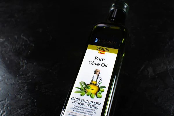 Lviv Ukraine Avril 2023 Luxe Foods Goods Selected Pure Olive — Photo