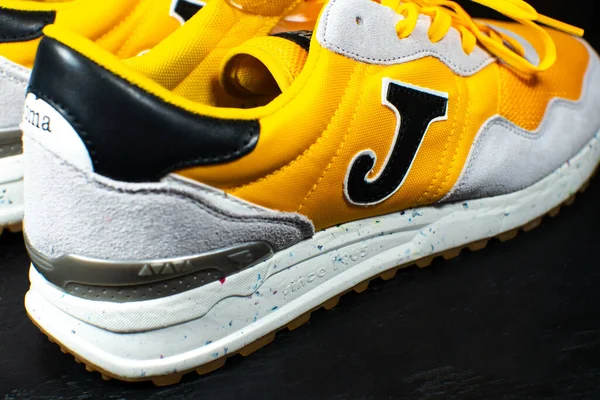 Kyiv Ukraine May 2023 Joma 367 Yellow Sneakers Running Sport — Stock Photo, Image