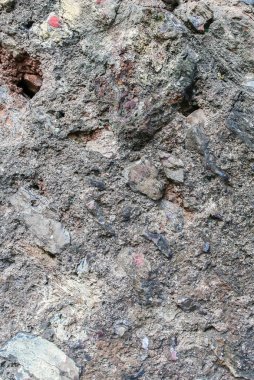 Taşların arka plan dokusu. Kapat, gri duvar kağıdı..