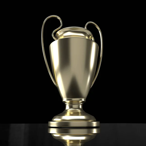 Coupe Europe Uefa 2024 Célébration Trophée Gagnant Avec Stade Football — Photo