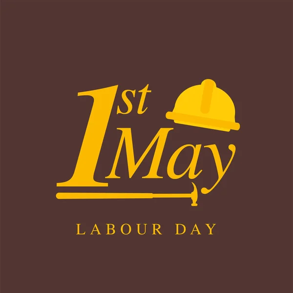 1St May Labour Day Vector Illustration — Stock Vector