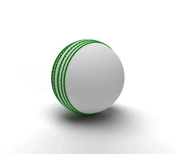 Cricket Ball Isolated Background Rendering Illustration — Stock Photo, Image
