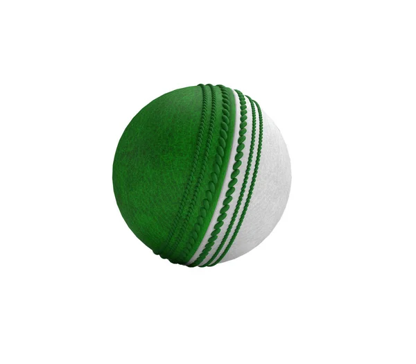 Cricket Ball Elszigetelt Háttér Renderelés Illusztráció — Stock Fotó