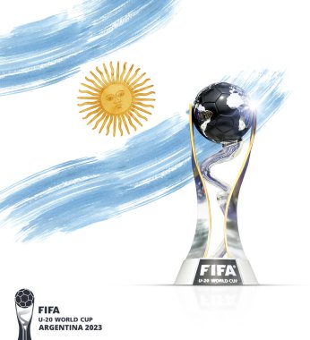 FIFA U-20 Dünya Kupası Arjantin 2023 bayrak kurdelesi..
