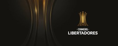 Pakistan, 14 Eylül 2023: Copa Libertadores Amrica logosu CONMEBOL Libertadores 2D.