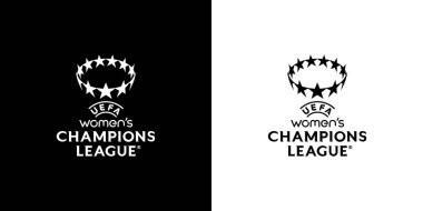 Pakistan, Karachi. 13, 2023, UEFA Şampiyonlar Ligi 2024 logosu ve ikon vektör çizimi