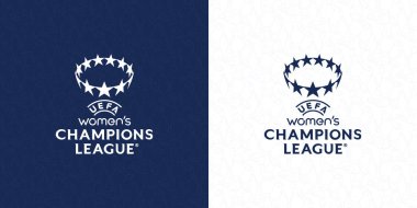 Pakistan, Karachi. 13, 2023, UEFA Şampiyonlar Ligi 2024 logosu ve ikon vektör illüstrasyonu