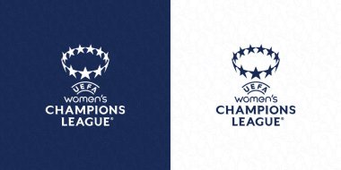 Pakistan, Karachi. 13, 2023, UEFA Womens Champions League 2024 logo and icon vector illustration clipart