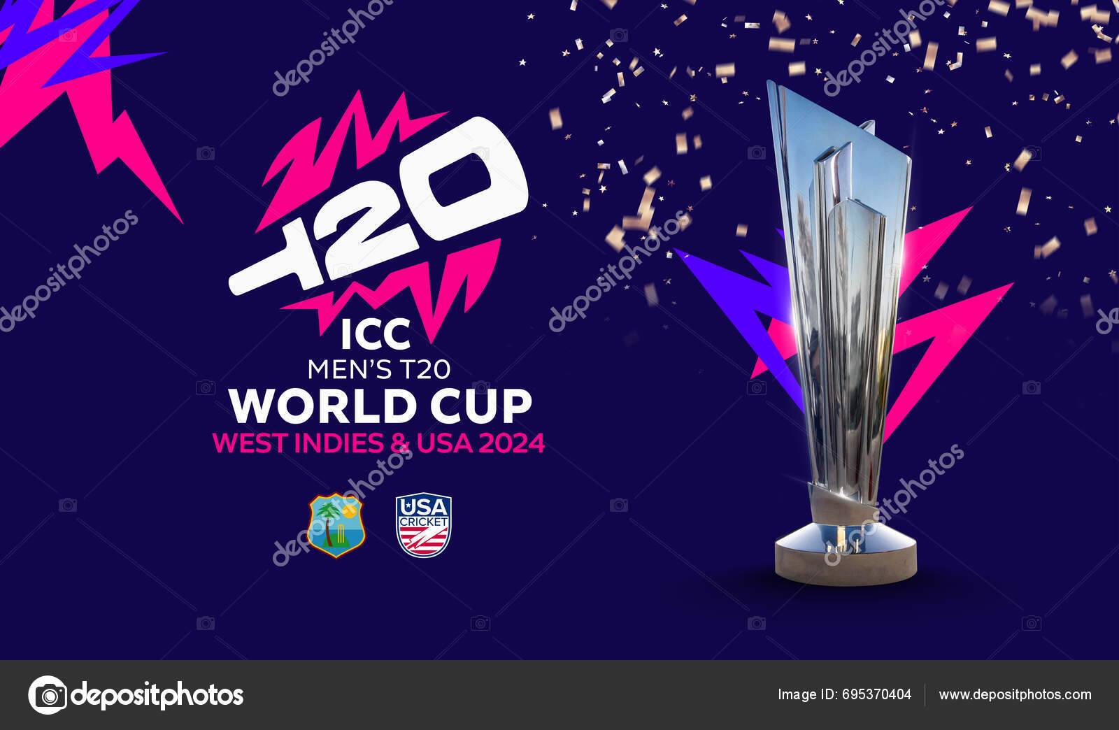 Karachi Pakistan December 2023 Icc Mens T20 World Cup 2024 Stock Photo