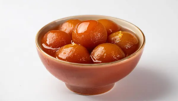 stock image Gulab jaman with syrup. Ai Generated