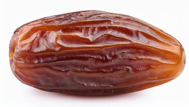 Dried dates fruit isolated on white background with clipping path. clipart