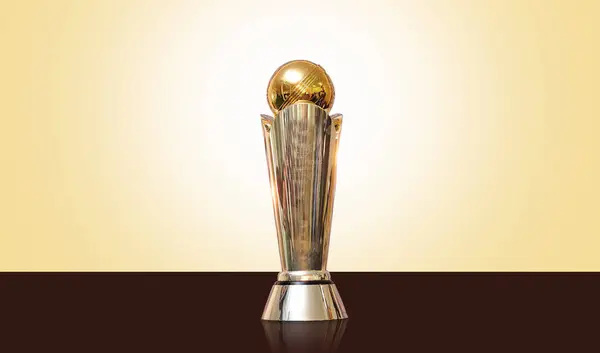 Karachi, Pakistan, 19 Aralık 2024, ICC Şampiyonları 'nın Anahtar Görsel ya da Poster Tasarımı ödülü 2025, 3D Resim.