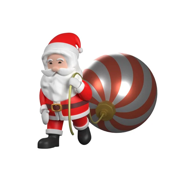 Merry Christmas Happy New Year Santa Claus Xmas Background — Stock Photo, Image