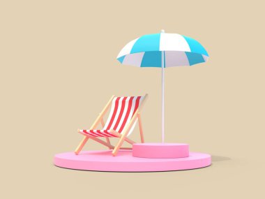 Üç boyutlu yaz dönemi geçmişi. Yaz indirimi pankartı. 3B görüntüleme