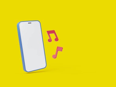 Note şarkısıyla 3D Mobile. Müzik anlayışı. 3B görüntüleme