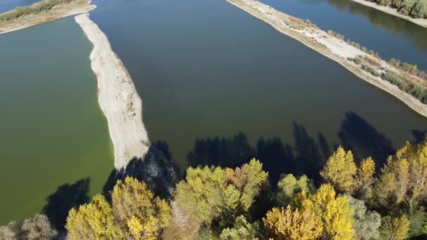 Vue Aérienne Réservoir Liptovska Mara Slovaquie Surface Eau — Video
