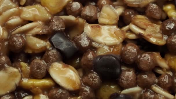 Cereal Superfood Energy Bars — Vídeos de Stock