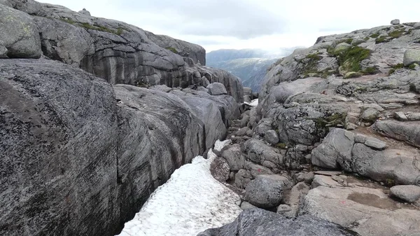 Enormes Formaciones Rocosas Noruega —  Fotos de Stock