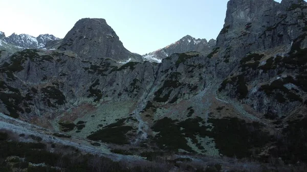 Berg Vid Zelene Pleso Grön Sjö Höga Tatra Slovakien — Stockfoto