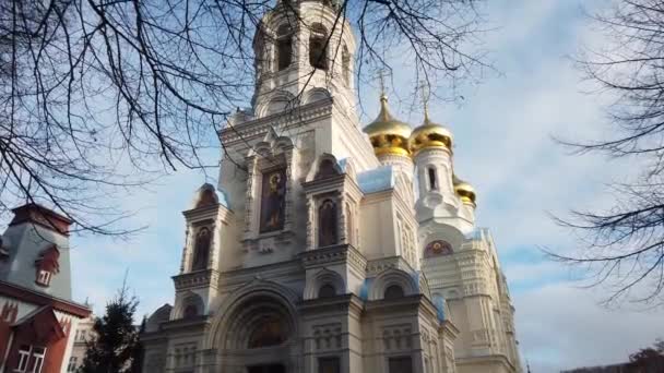 Церква Святого Петра Павла Karlovy Vary Czech Republic — стокове відео