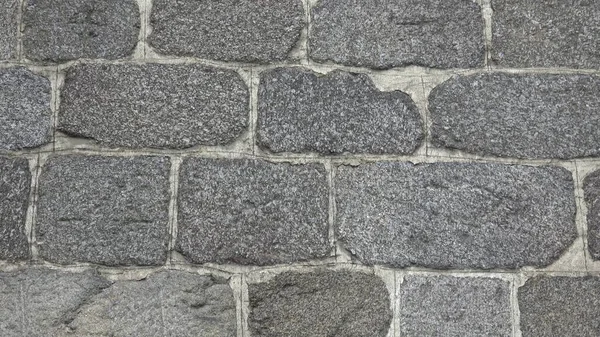 Деталь Кам Яної Стіни Різним Розміром Каменів — стокове фото
