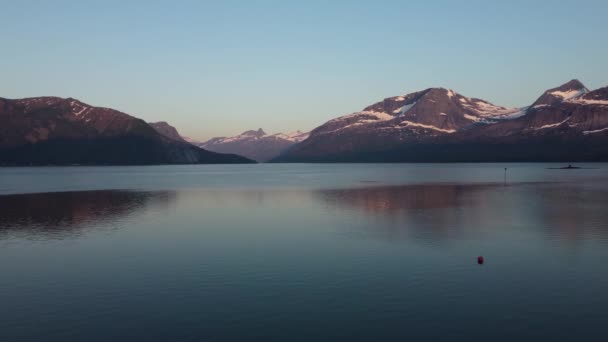 Een Prachtig Uitzicht Fjord Van Noorwegen — Stockvideo