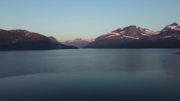 Piękny Widok Norweski Fiord — Wideo stockowe