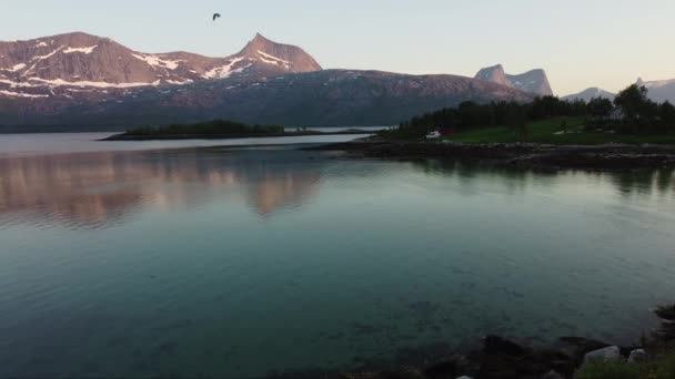 Een Prachtig Uitzicht Fjord Van Noorwegen — Stockvideo