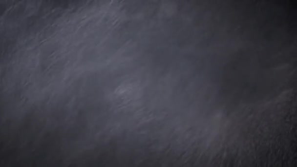 Karışık Parçacıkları Nın Patlaması Kara Arkaplanda Toz Çarpışan Buzlu Damlalarının — Stok video