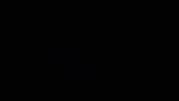 Bir Sürü Renkli Sabun Köpüğü Kara Arkaplanda Uçuşuyor Patlıyor Üfleme — Stok video