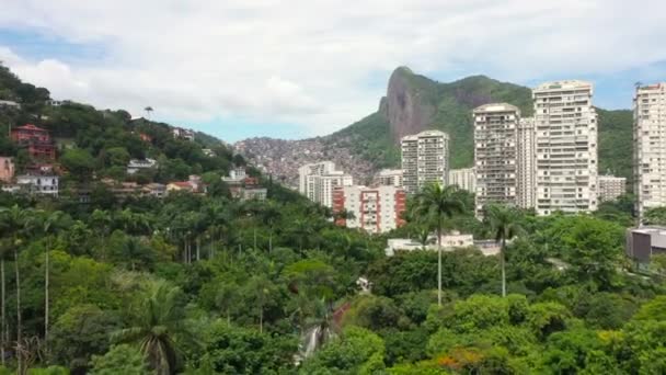 Съёмки Фавелы Росинья Самой Большой Трущобы Латинской Америке Лопес Рио — стоковое видео
