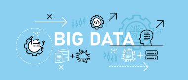 Büyük veri kavramsal yakalama bakım veritabanı geliştirme depolama yazılım ağı bağlantı bulut programlama simge tasarım tasarım illüstrasyon vektörü