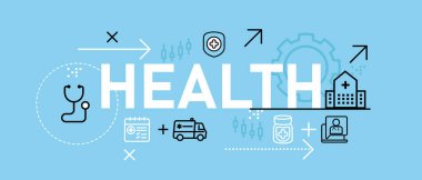 Sağlık düz renk başlığı sağlık sigortası sağlık doktoru sağlık kontrolü danışmanlık teletıp tedavisi epidemiyoloji sağlık teknolojisi sağlık politikası ikonu tasarımı
