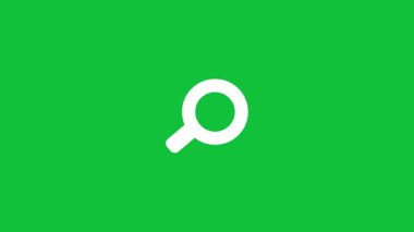Arama indeksleme durdurma izin verilmeyen simge büyütme büyütme cam monitör web sitesi yeşil ekran arkaplan video çapraz daire