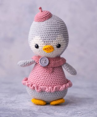 El yapımı penguenler, amigurumi, doldurulmuş oyuncaklar..