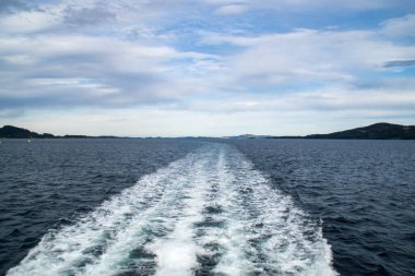 Norveç 'te güzel bir fiyort manzarası