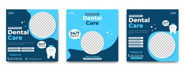 Modern, soyut ve diş bakımlı geçmişleri var. vektör illüstrasyonu