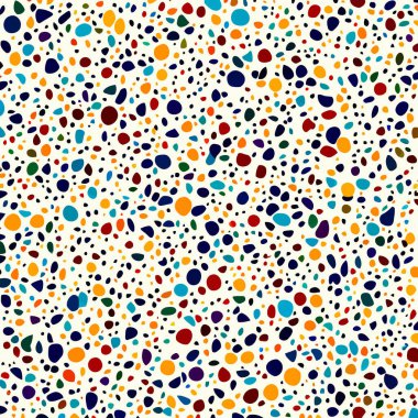 Düzensiz geometrik çokgen şekilli bir mozaik terrazzo tarzı taş arka plan deseni.