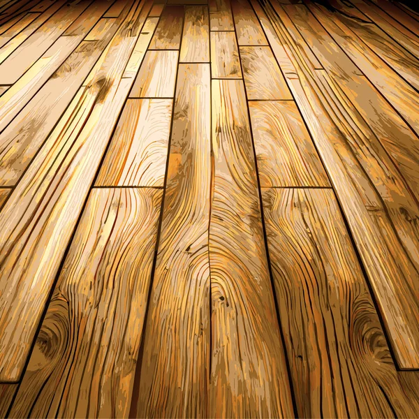 Een Interieur Vloer Achtergrond Textuur Gemaakt Van Oude Houten Planken — Stockvector