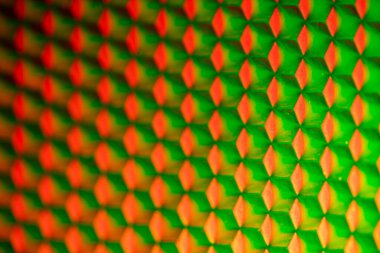 Abstract Polygonal Neon Cube Shapes Backgrounds Seamless Pattern