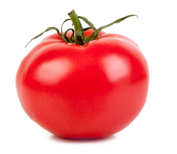 Tomate Isoliert Auf Weißem Hintergrund Schneideweg Volle Schärfentiefe lizenzfreie Stockfotos