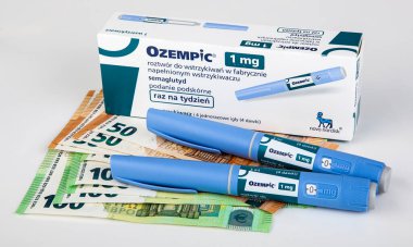 Ozempic is an anti-diabetic medication used for the treatment of type 2 diabetes and an anti-obesity medication used for long-term weight management. Background of Euro banknotes used in the European Union clipart