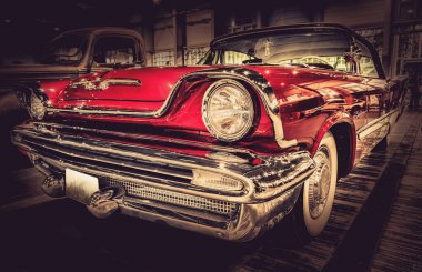 Klasik araba farları, yakın plan farlar..