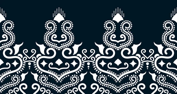 Абстрактний Етнічний Візерунок Безшовний Дизайн Лінії Білого Ацтекського Геометричного Фону — стоковий вектор