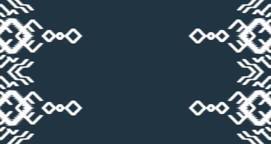 Ikat Kusursuz Desen Tasarım Sanat Süslemesi. Tribalt dikey olarak etnik soyut geometrik desen. Vektör illüstrasyonu EP.54.arkaplan rengi değiştirilebilir Tasarım halıları, duvar kağıtları, giysiler, ambalajlar, 