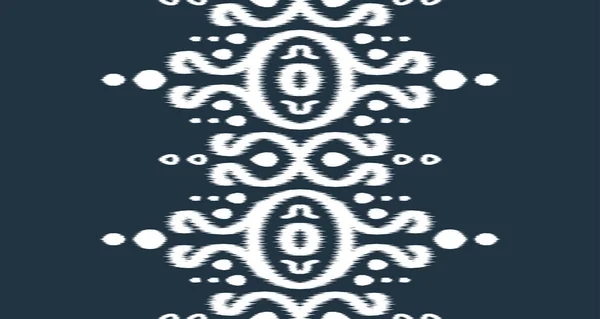 Ikat Seamless Pattern Design Art Ornament Ethnic Abstract Geometric Pattern — Stock Vector