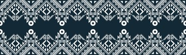 seamless pattern abstract ethnic geometric embroidery design repeating background texture in black and white.wallpaper and clothing. EP.3.background color can be changedDesign 