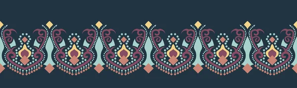 Ethnic Pattern Geometric Design Folklore Ornament Tribal Ethnic Vector Texture — Stockový vektor